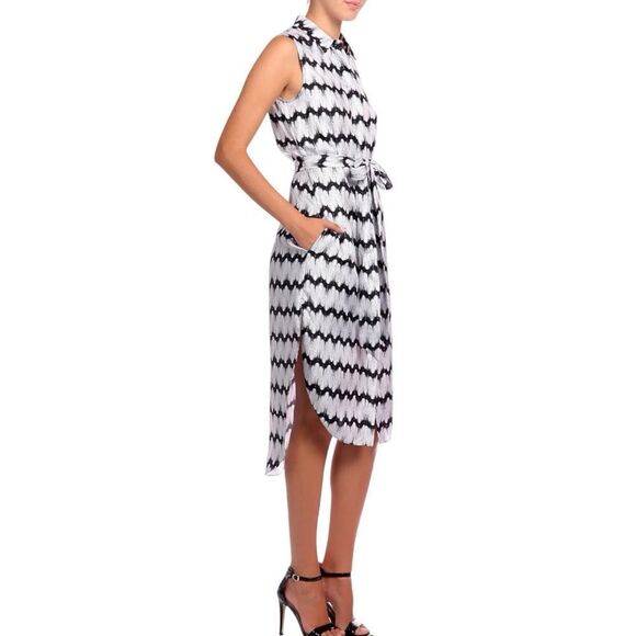 Thomas Wilde 100 silk button down gorgeous summer dress. Vacation gem size XS. - Picture 4 of 11